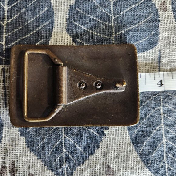 Belt Buckle - Abstract Two Tone - Picture 2 of 2